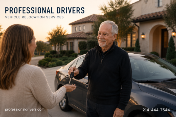 Alternative to traditional auto transport with Professional Drivers direct door-to-door vehicle relocation service