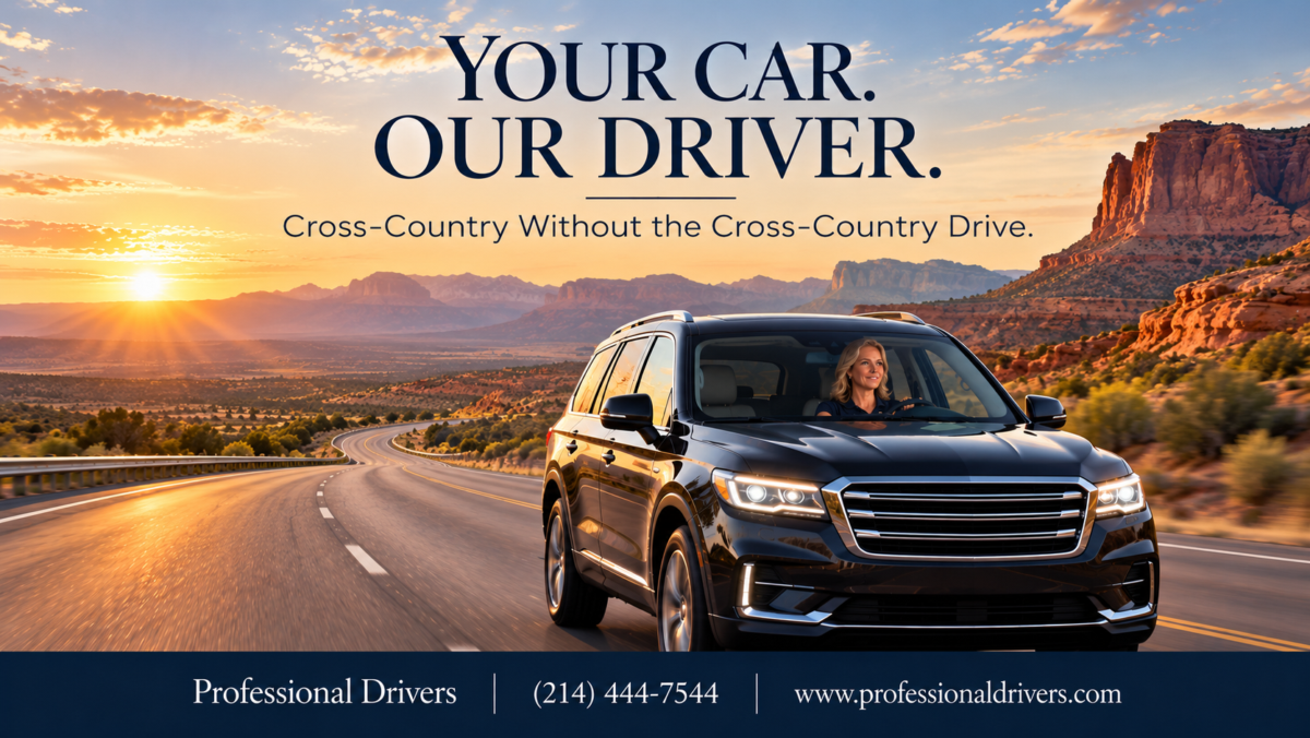 hire a professional driver to move your car