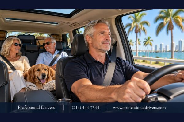 Hire a professional driver for a snowbird RV trip to Florida