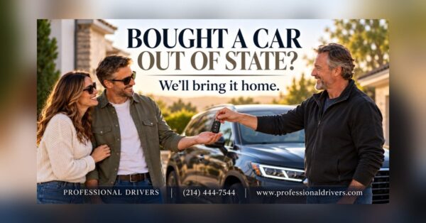 Bought a car out of state? Professional Drivers brings it home