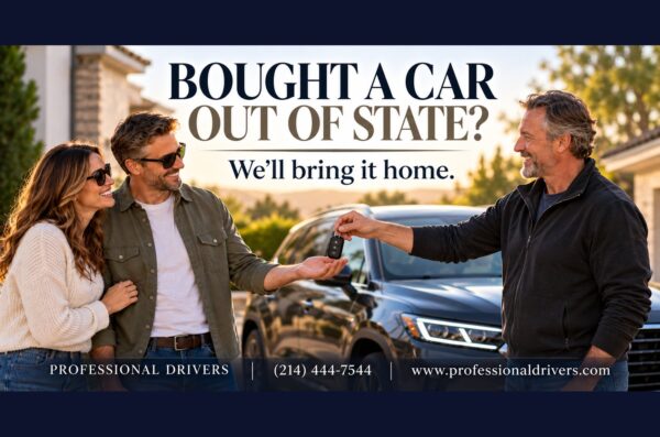 Bought a car out of state? Professional Drivers brings it home