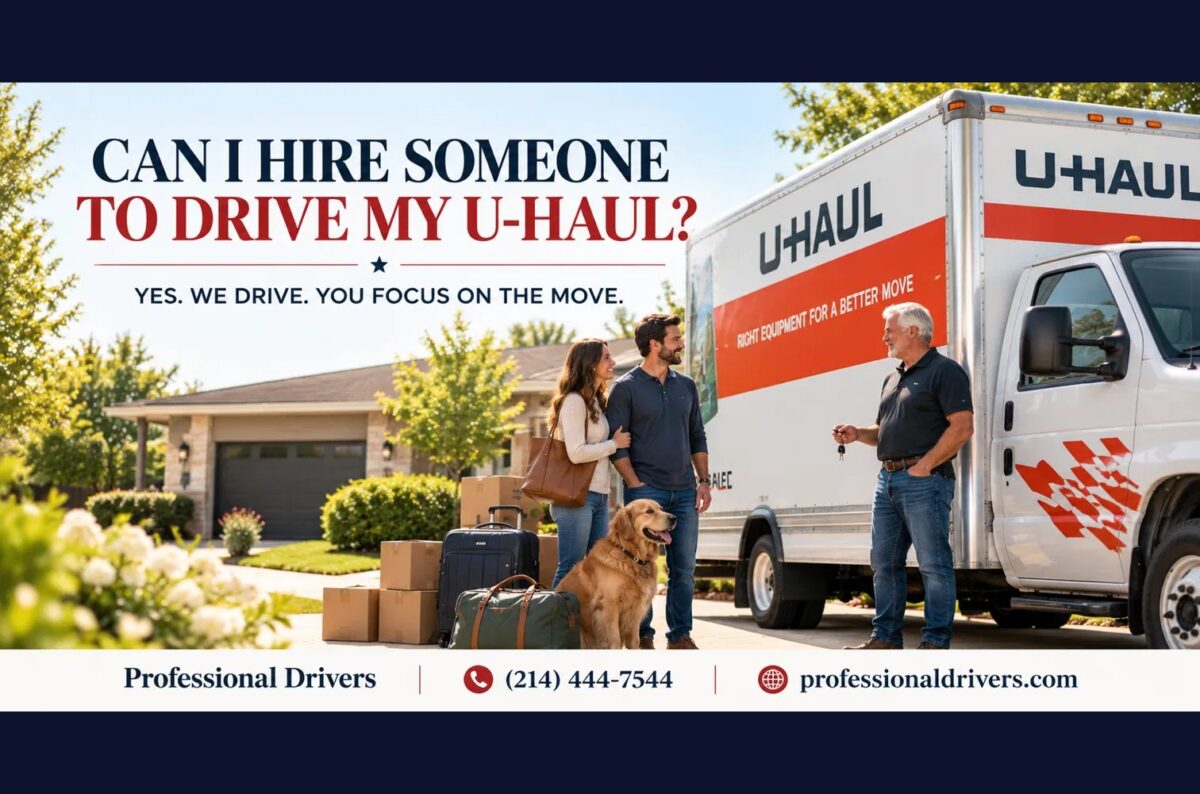 Hire someone to drive your U-Haul with Professional Drivers
